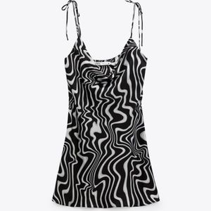 NWT ZARA PRINT DRESS